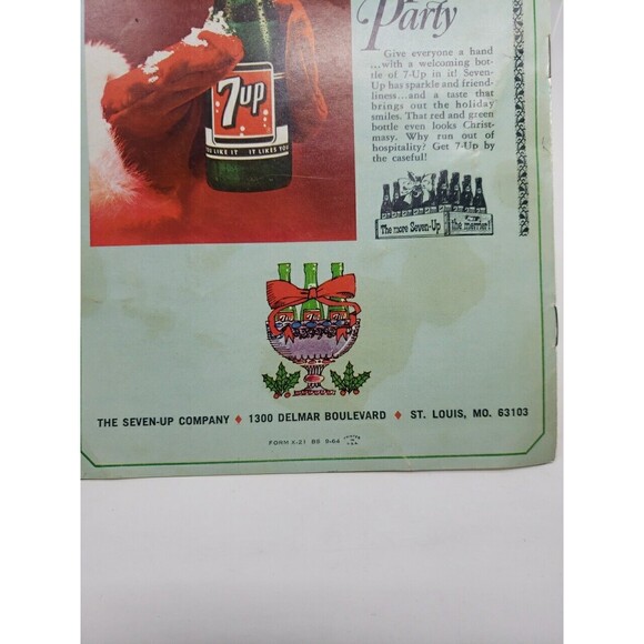For Happy Holidays 7 Up Your Party 1964 Advertising Recipe Booklet St. Louis MO - Picture 8 of 12